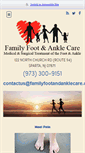 Mobile Screenshot of familyfootandanklecare.com